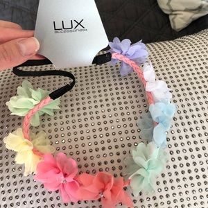 Floral festival-style headband